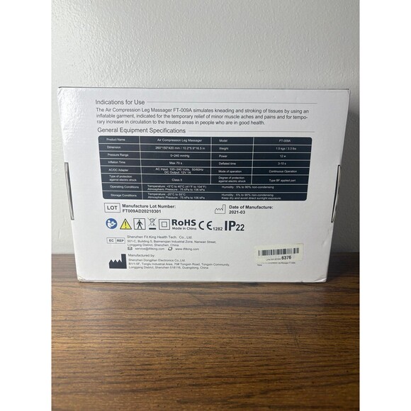 Fit king Leg massager Brand New - Picture 2 of 3